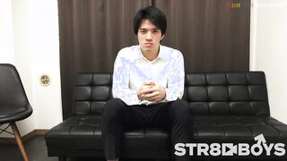 SBM-0557 【THE FIRST TAKE-街ナンパ編-】スーツ姿が爽やかイケメンなカリデカ好青年をガチナンで淫猥豹 ...