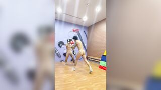 [OF] LIAM x LEVI 地下拳王教我打靶 屌差點打在我臉上