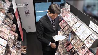 AN-00149 [公然猥褻『SHASEI堂』]【第五弾】イケメンリーマンのアソコは特大フランクフルト!!