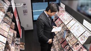 AN-00149 [公然猥褻『SHASEI堂』]【第五弾】イケメンリーマンのアソコは特大フランクフルト!!