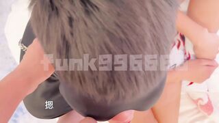 [CN] FUNK99666 x 身穿黑色T卹、臀部豐滿的帥哥