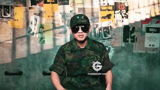 GIF-016 嘴硬直屌軍人 哀嚎拒幹爽射精