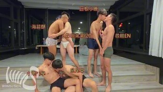 [FS] Weinisen x ShuoEn x 奶狗底迪 x 巨根小鹿 x 鼠尾草 x Xiaole  暑假出門玩的快樂 6P The Joy Of Going Out During Summer Vacation