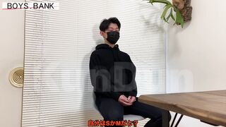 BOB-287 【オナタリングEX】CASE:213 根元ゴン太の上反りエロチン!!爽やかイケメンが初の快楽男責めにも...