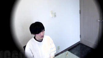 CO-LV00068 【面接ライブビュー】No.068 スタイル抜群美形イケメン23才! 男とキスしながら絶頂射精!