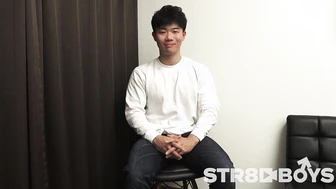 STR8BOYS – SBM-0577 – 【THE FIRST TAKE-面接編-】【マッチョ】何も知らずAVの面接にきた元アメフト部社会人がアイマスク着用でおっさんに抜かれる!!