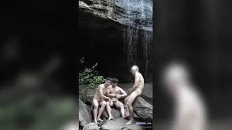 Thai gay suck cock outdoors