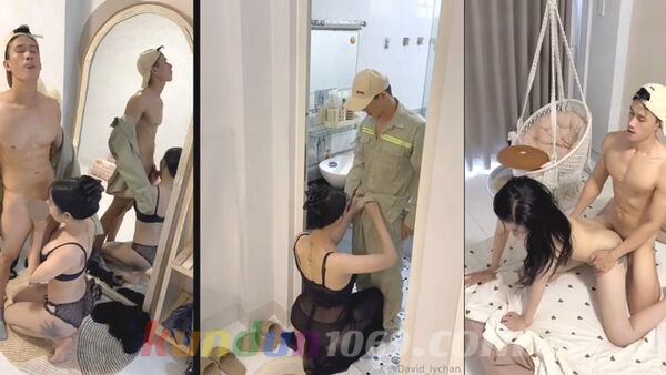 [OF] DAVID_LYCHAN x LADYBOY 水管工