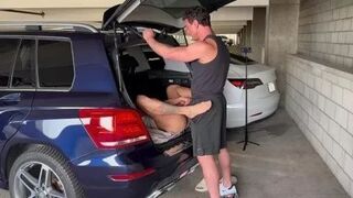 Cade Maddox – gym crush breeding in the back of