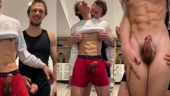 He made me cum by pushing his cock between my