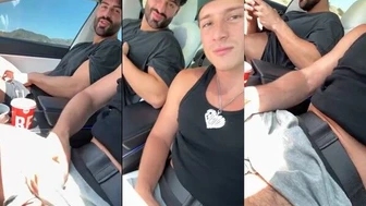 TikToker Tony Lopez (OnlyTonyLopez) and Nicolli Lerikos – fooling around