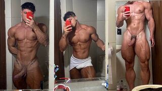 Muscle god Ramon Bastos (bastosdetona) destroys twink hole