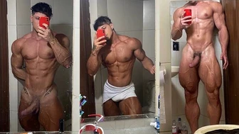 Muscle god Ramon Bastos (bastosdetona) destroys twink hole