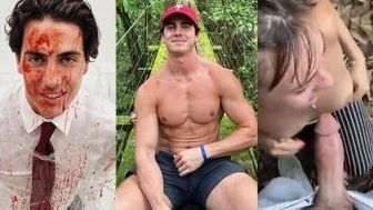 Stud Matt Rhoades – jerk and blowjob compilation