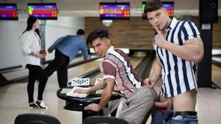Malik Delgaty and Angel Santana – Bowling Alley Fuckdown