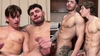 Fitnarad and Reno Gold jerk off together