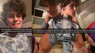 Twink records himself fucking his sugar daddy