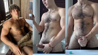 Levi Conely (leviconely) jerks off and cums