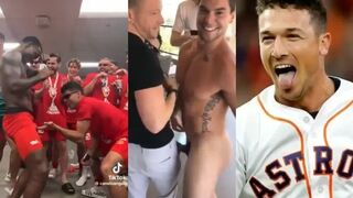 Compilation of “straight” guys fooling around