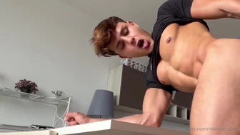 Manuel Dosio gets his ass eaten by a twink, and