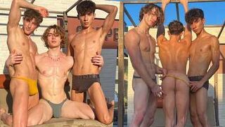 Danny Fantasy, Hazel Hoffman and Luca Ambrose have a threesome
