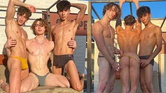 Danny Fantasy, Hazel Hoffman and Luca Ambrose have a threesome