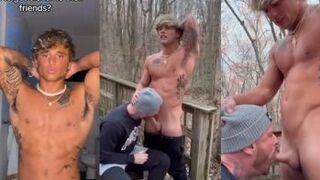 Gunnar Joseph sucks BraxtonStoneVIP on the deck – Drews_story615