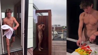 TikToker Klass Francisks shows off his cute little cock –