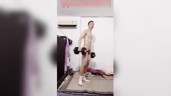[CHINESE] 金樽系列寸頭腹肌運動生展示2