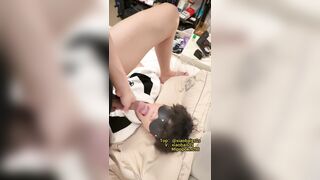 [CN] XIAOBAI 狗狗好乖啊，第一次就这么给我了，困到一半就狗吊就硬的不行，绑起来玩弄，只能嗷嗷哭