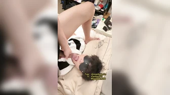 [CN] XIAOBAI 狗狗好乖啊，第一次就这么给我了，困到一半就狗吊就硬的不行，绑起来玩弄，只能嗷嗷哭