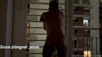 [OF] SEVEN x LOUIS – ON THE BALCONY. The guy in the apartment across the street was watching us have sex