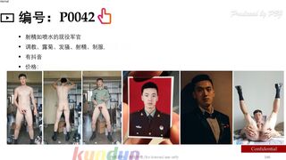 [CN SOLO] PBJP42 專訪調教直男 射精如噴水的現役軍官