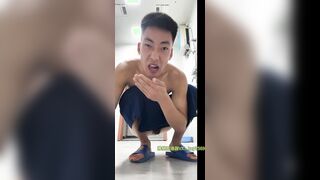 [CN SOLO] 网红消防员大半夜发骚,害怕战友进来,硬不起来 扇巴掌,插屁眼,撸射