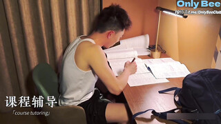 【Ozawa】Brother Ozawa_Course tutoring: Brotherly war in front of a homework book
