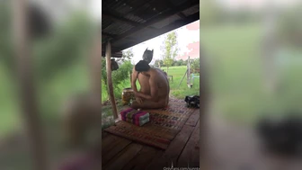 [OF] SUNNTX THAI GAY OUTDOOR IN THE FIELD