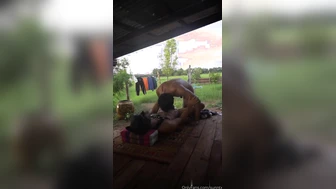 [OF] SUNNTX THAI GAY OUTDOOR IN THE FIELD
