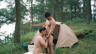 Indo gay men fuck outdoors