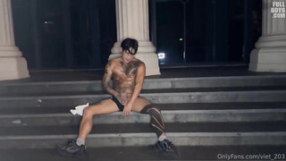 Viet_203 fucked Swang outdoors