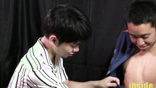 HUNK CHANNEL – INS-0954 – SNSで有名な男前イケメンVS元消〇士ノンケ ガン掘りピストンで責めるも先にイクのは｡｡｡