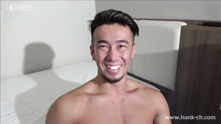 HUNK CHANNEL – NGM16003 – ノンケ限界面接!!The 16th time、締まった体の爽やか野球イケメン叶太（かなた）くん21歳!!男とのキスを意外と楽しんじゃう!?処女アナルはデカマラでガツガツ掘られて雄穴に!!