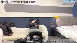 Teacher Zhu-187 model handsome guy battle