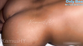 【KamuiHY】Black leather muscle airplane cup
