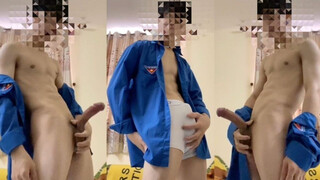 Vietnamese Senior Student Jerking Off After School