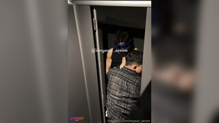 Ducal (Seven) & AniEdging Fucking In Public Toilet