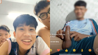 Vietnamese Guy Jerking Off In Front Of 3 Straight Boys