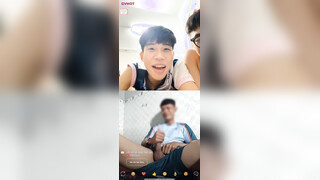 Vietnamese Guy Jerking Off In Front Of 3 Straight Boys