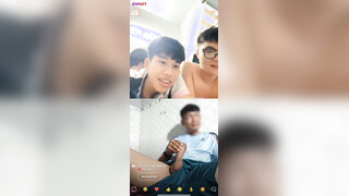 Vietnamese Guy Jerking Off In Front Of 3 Straight Boys
