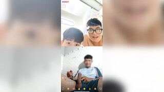 Vietnamese Guy Jerking Off In Front Of 3 Straight Boys