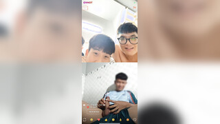 Vietnamese Guy Jerking Off In Front Of 3 Straight Boys